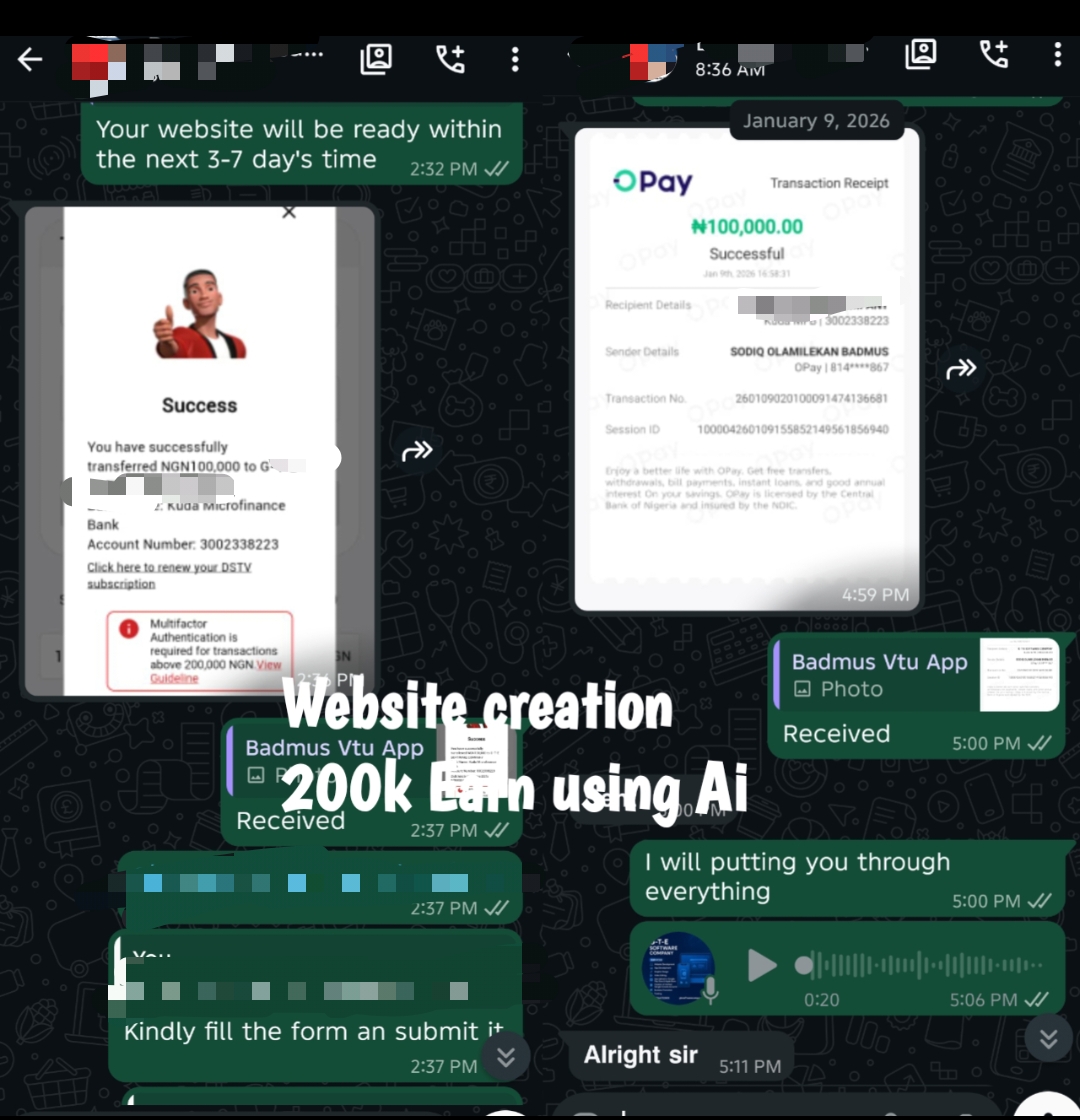 ₦200,000 payment receipt